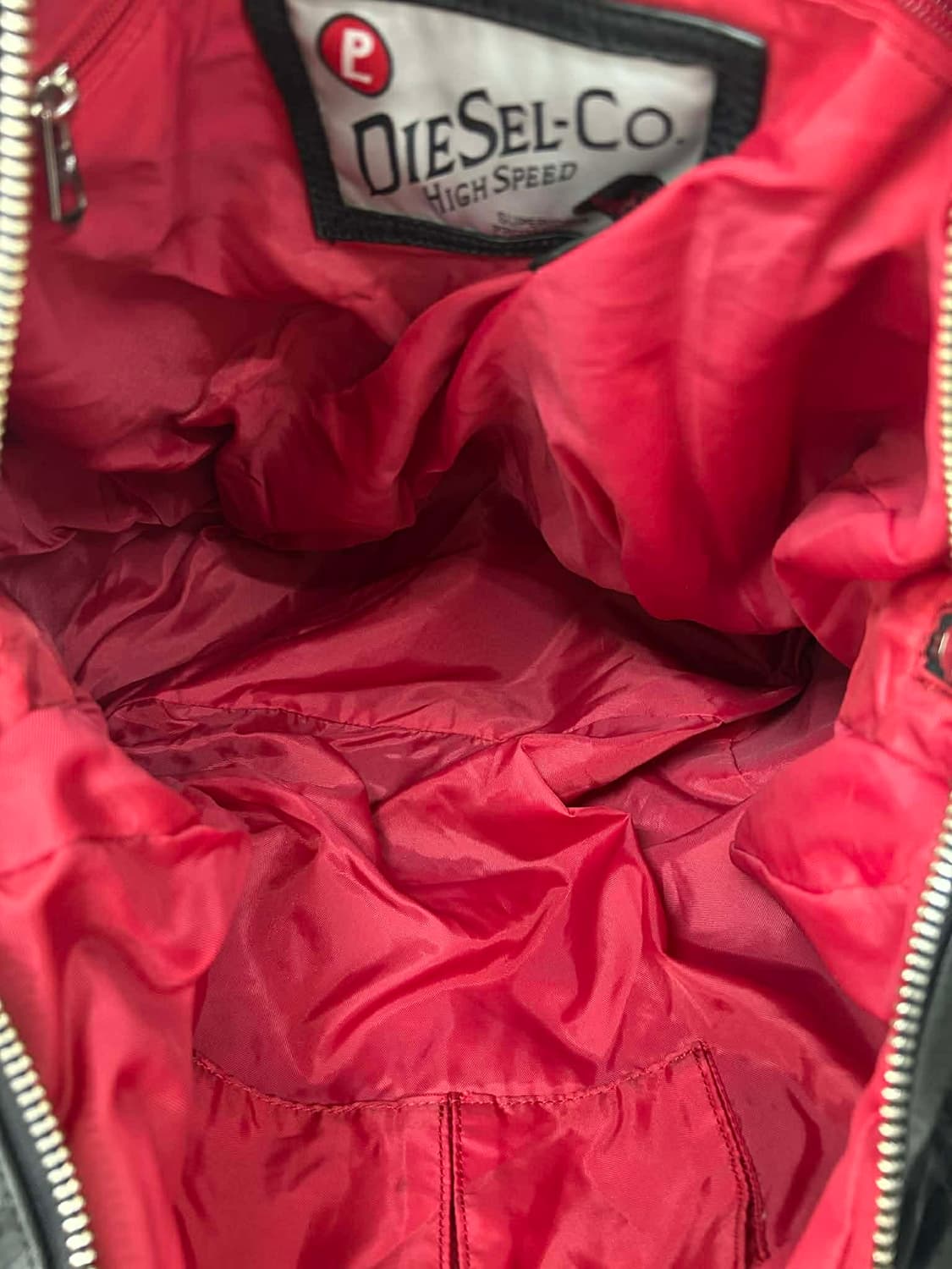 디젤 나일론 가죽 트리밍 빅 쇼퍼 토트백 여행 가방 상품이미지6