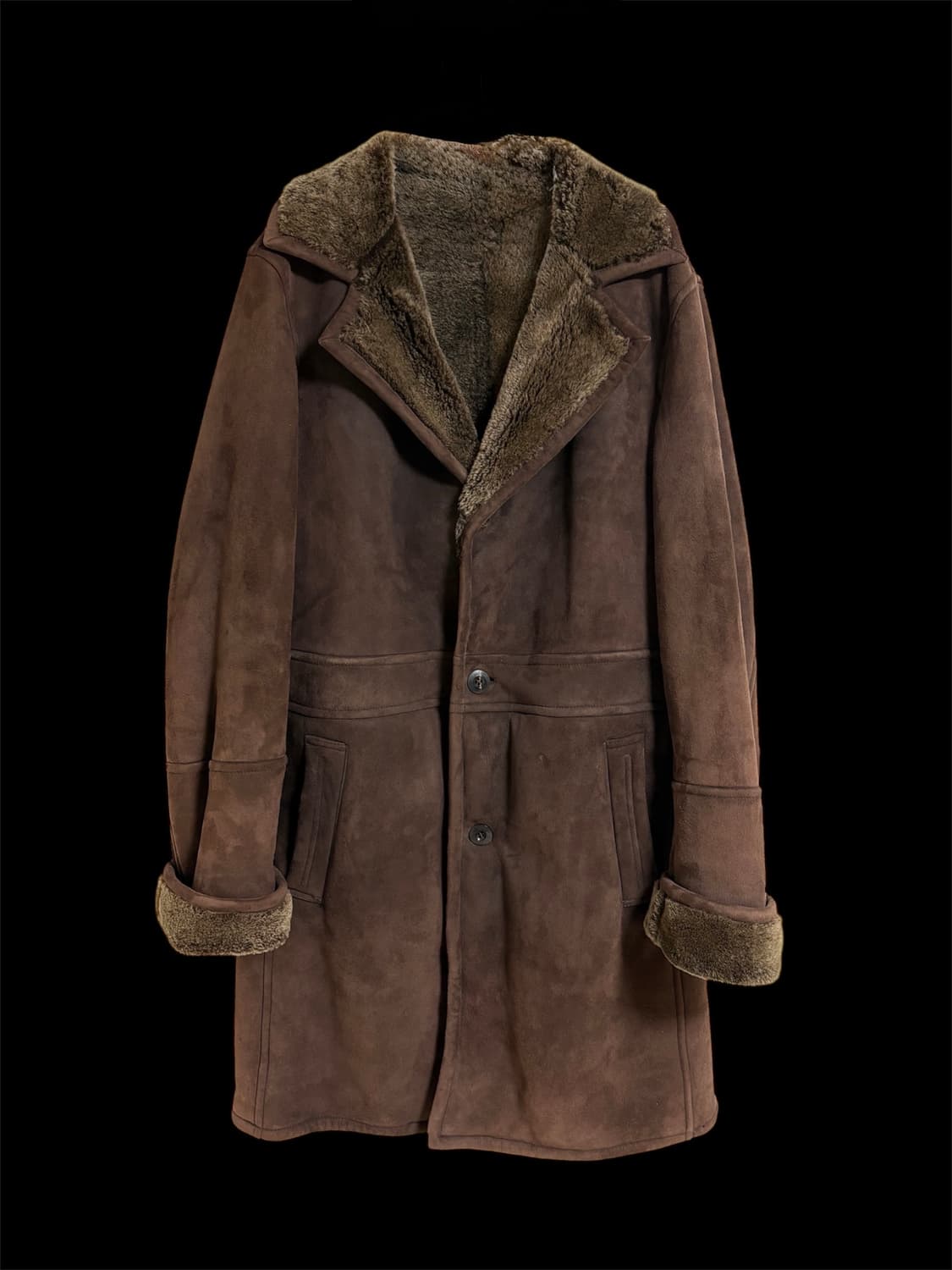 💜[이태리 명품] BRUNO MAGLI 브루노말리 리얼 무스탕 코트 상품이미지2