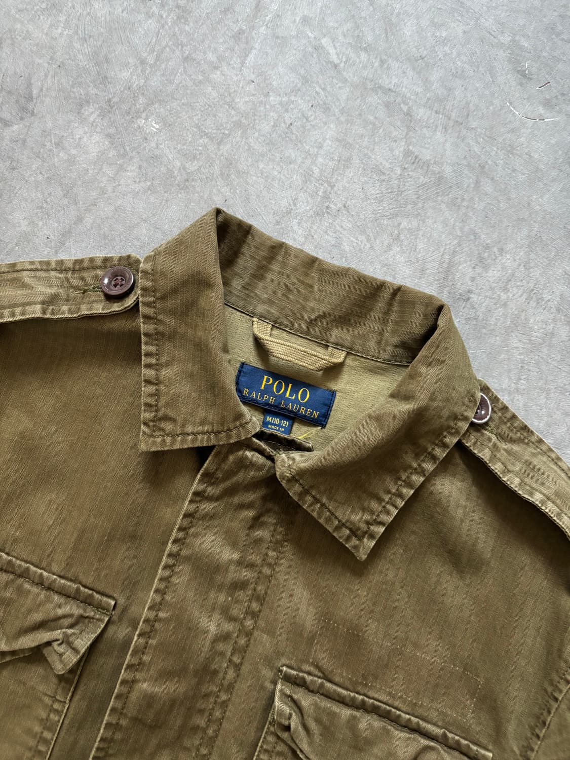 Polo 폴로 랄프로렌 신형 밀리터리 카키 자켓   상품이미지5