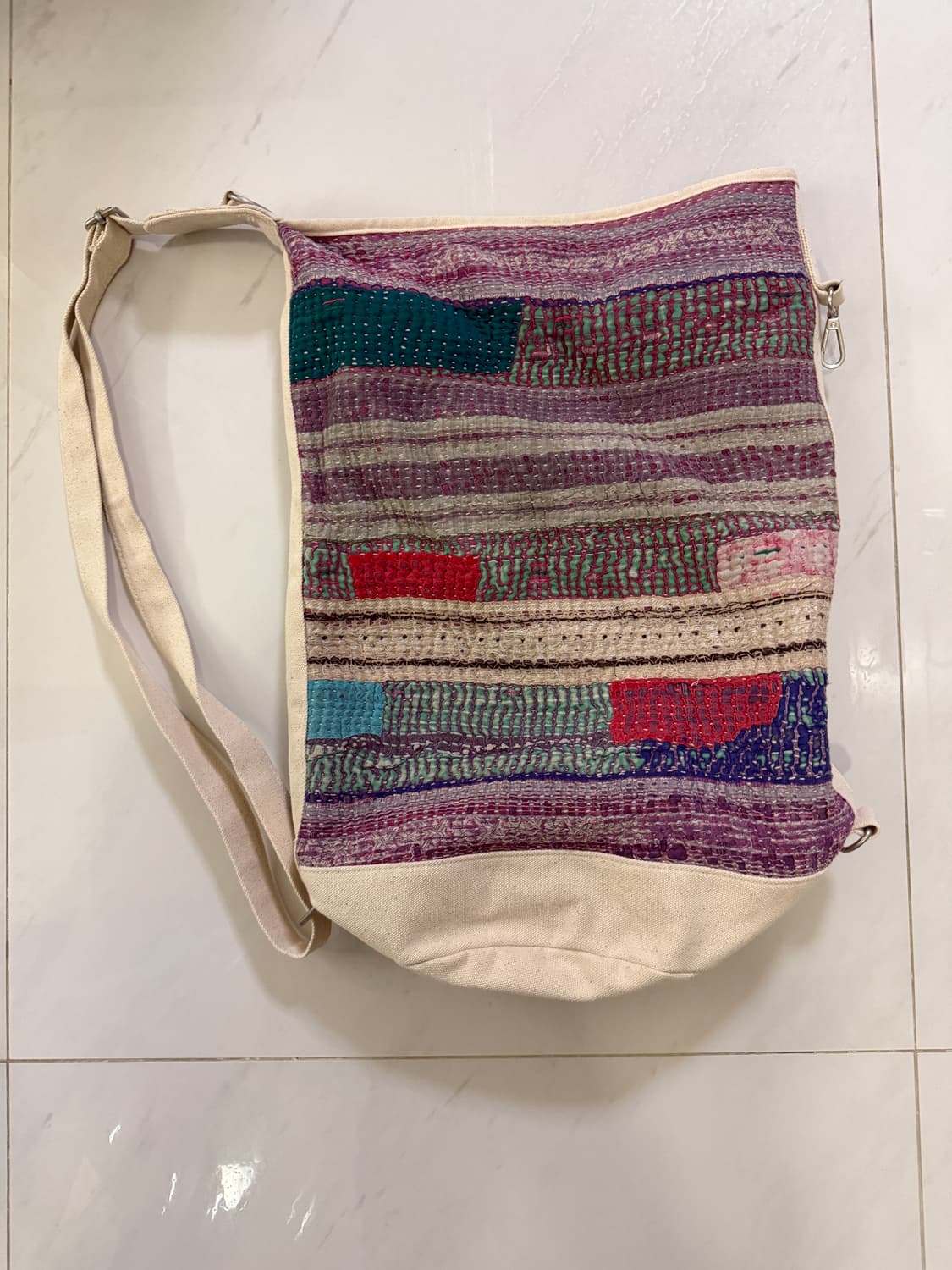 EnSage 보헤미안 패치워크 슬링백 상품이미지3