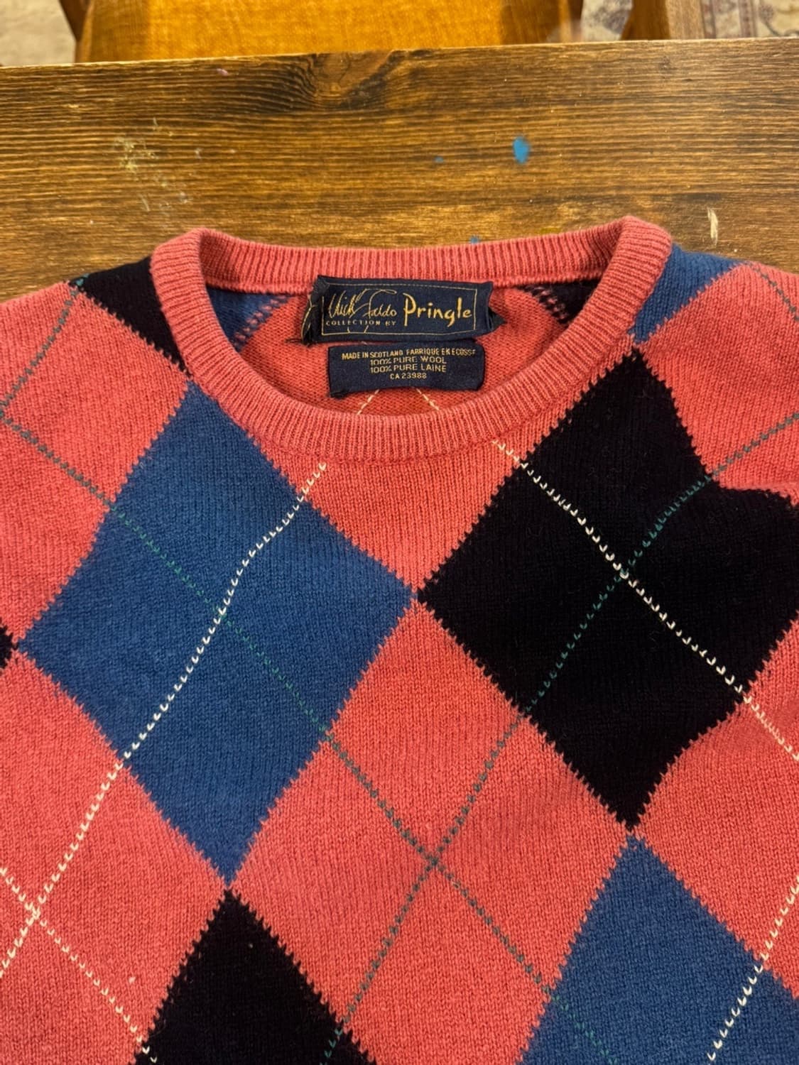 프링글 오브 스코틀랜드 아가일 니트 105 상품이미지8