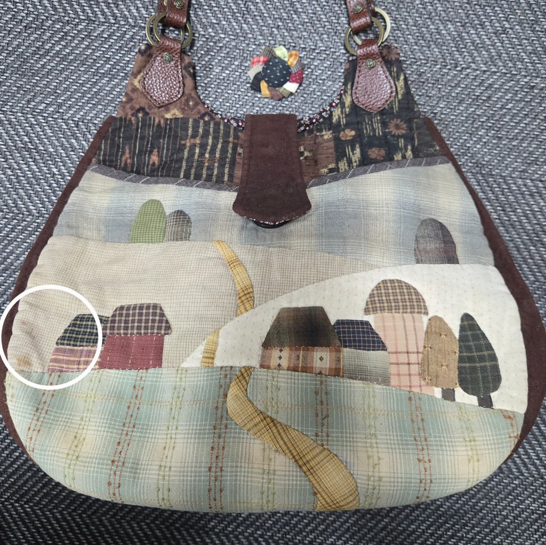 퀼트 가방 숄더백 핸드메이드 가방 상품이미지9