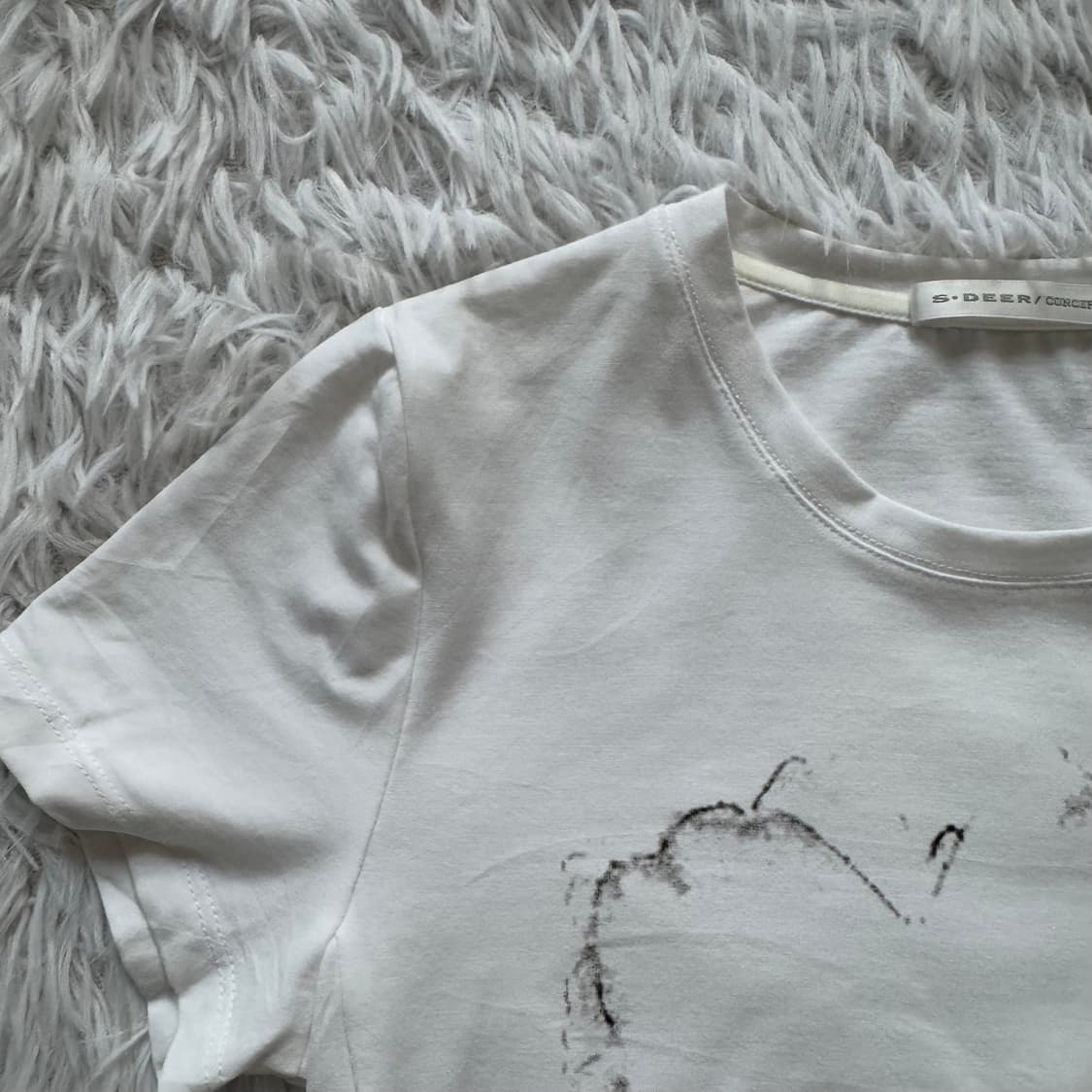 SDEER 일본빈티지 y2k 반팔티 노드 반팔 빈티지반팔 S 38 상품이미지1