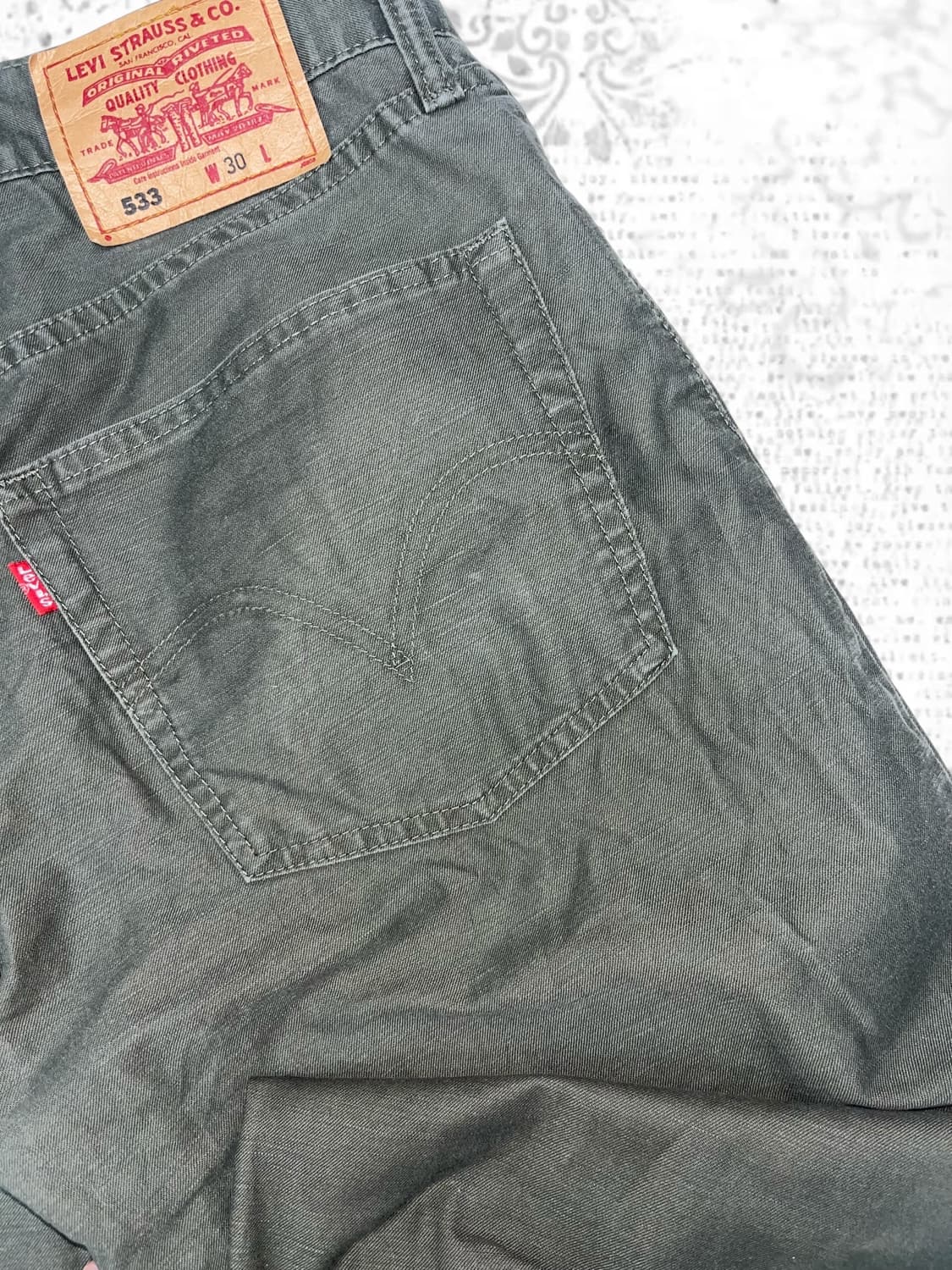 standard fit khaki jeans 상품이미지6