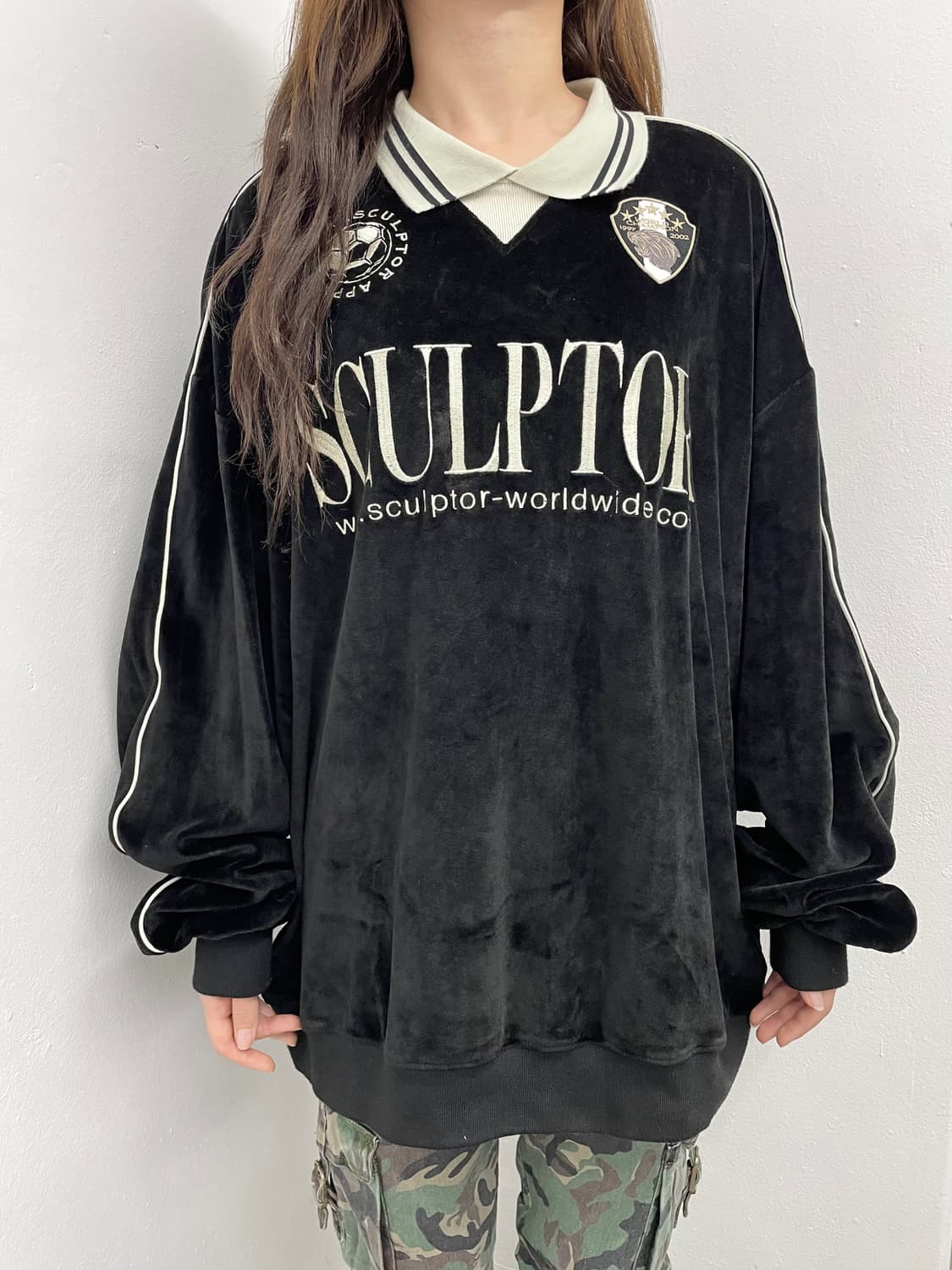 스컬프터 벨벳 로고 유니폼 상품이미지1