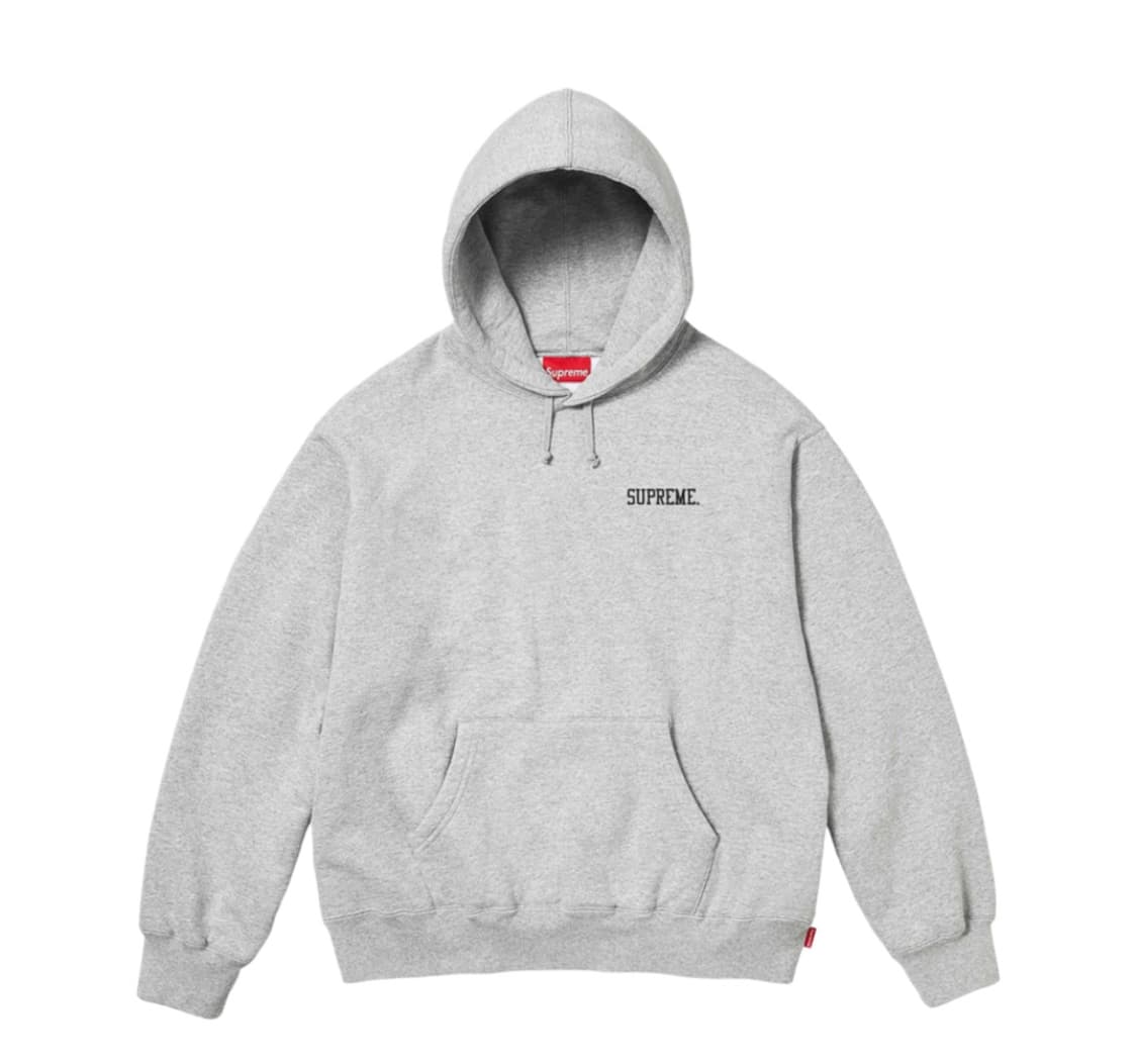 당일배송) L 슈프림 아나키 후드 스웨트셔츠 헤더 그레이 - 24FW 상품이미지2