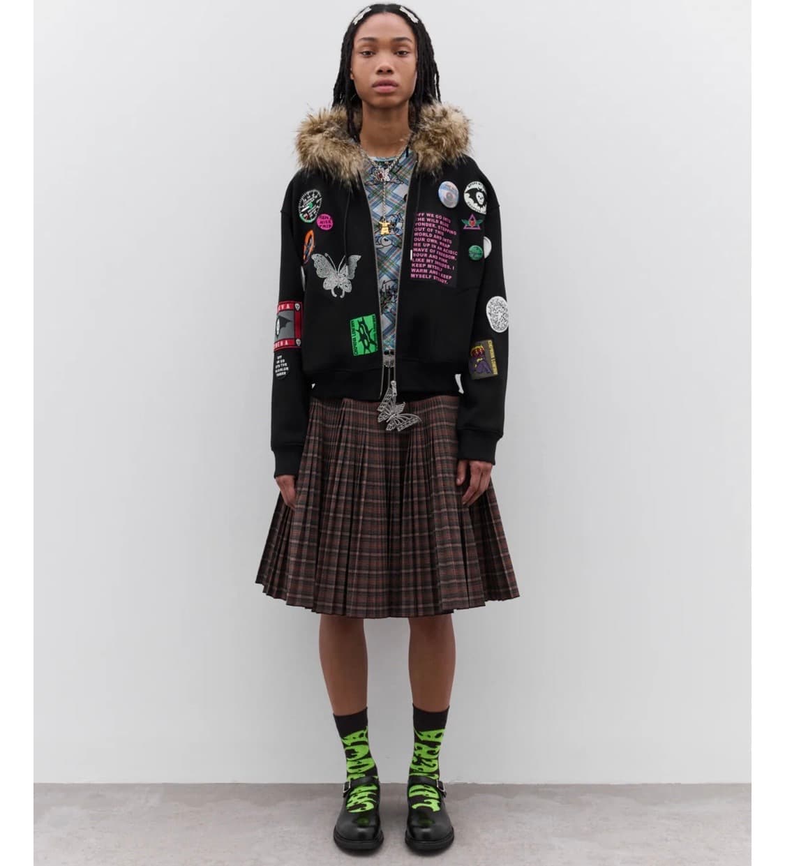 Chopova lowena 초포바 로위나 플리츠 스커트 상품이미지5