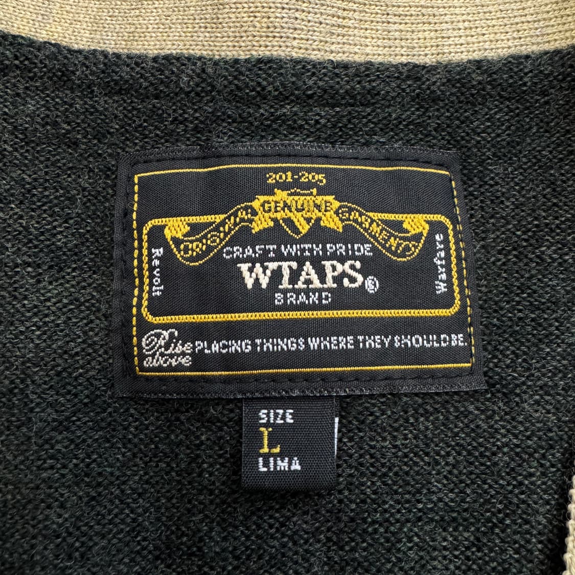 더블탭스 네이버후드 울 가디건 상품이미지6