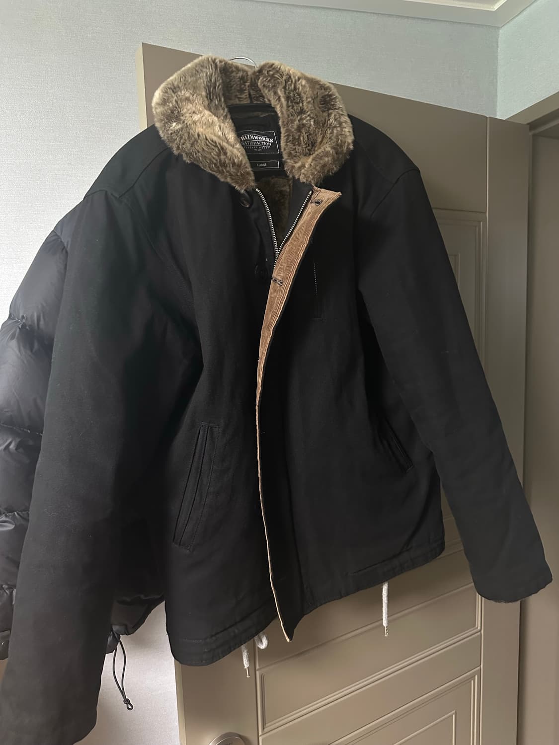 프리즘웍스 덱자켓 블랙 L 상품이미지1