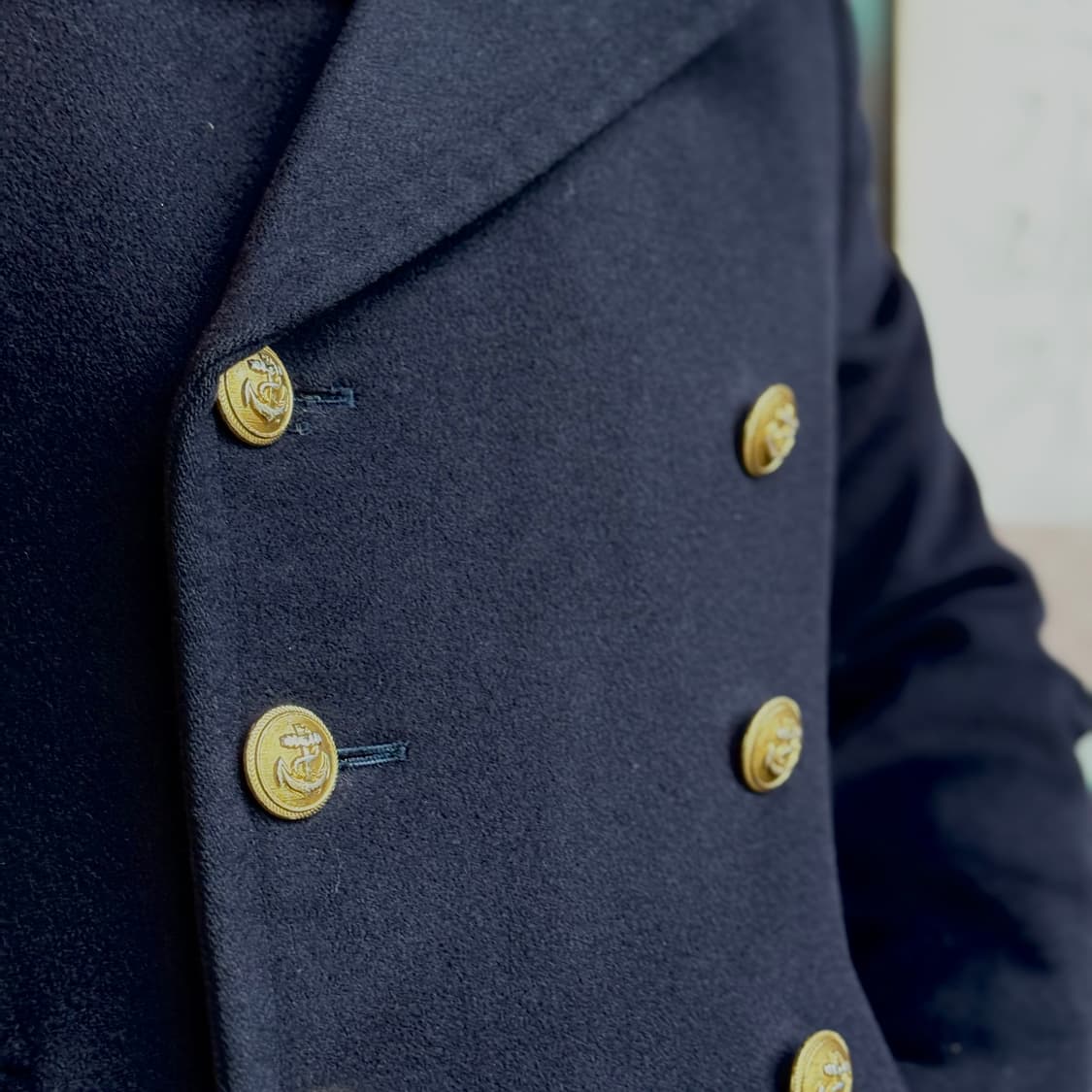 60's 독일 해군 더블 브레스트 피코트 18 상품이미지9