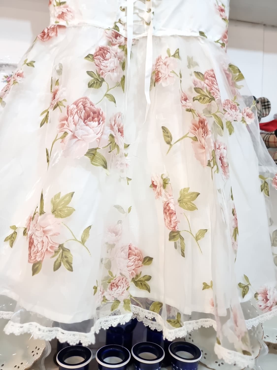 Liz Lisa(리즈리사) 로즈 플라워 쉬폰 원피스 상품이미지4