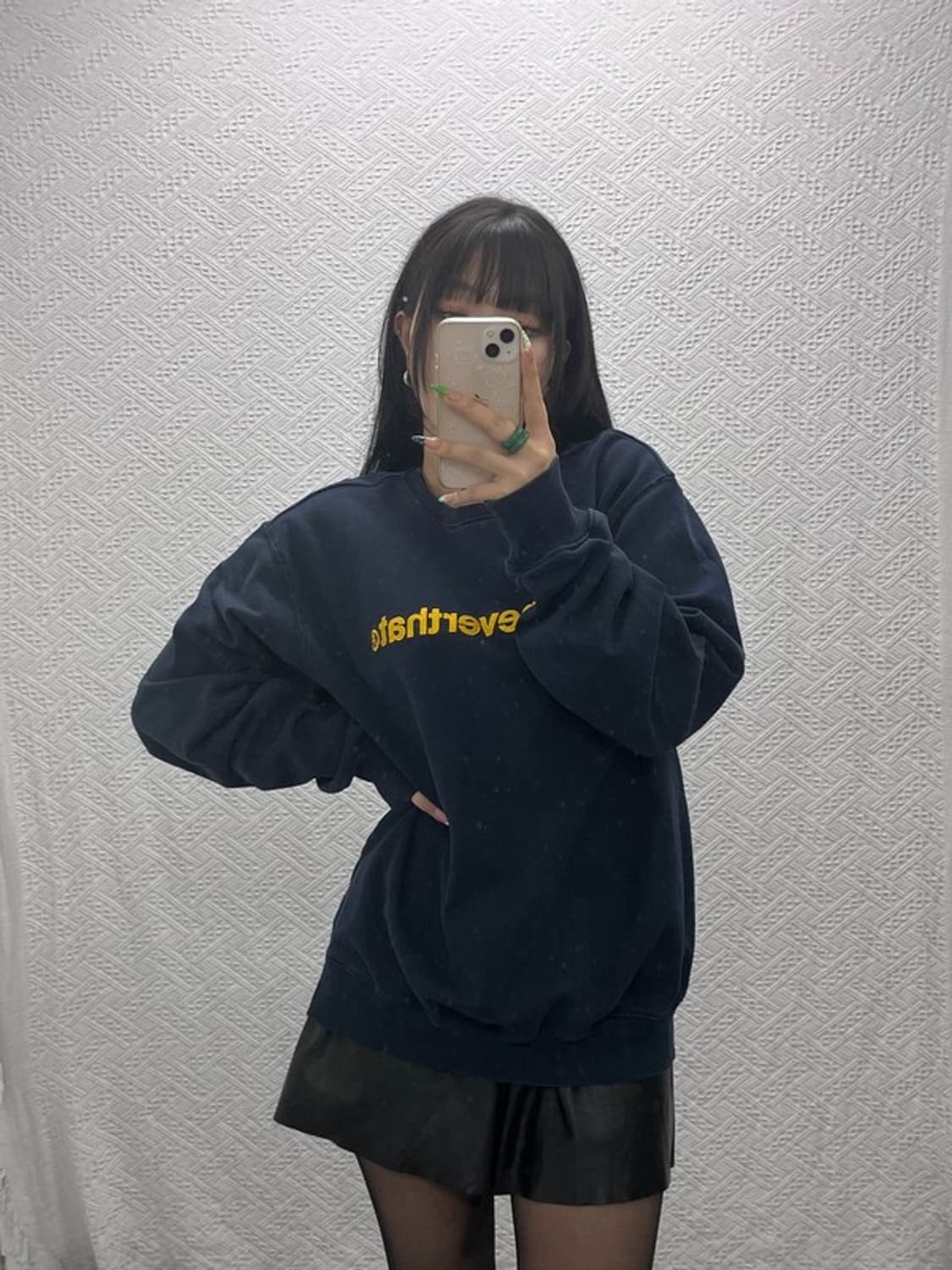 디스이즈네버댓 레트로 빈티지 약기모 맨투맨 L C09236 상품이미지1