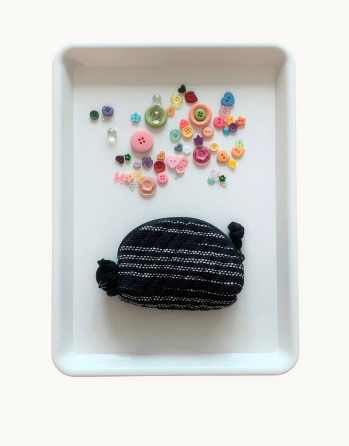 버니버로우 블랙 이즈 심플 고양이지갑 상품이미지1