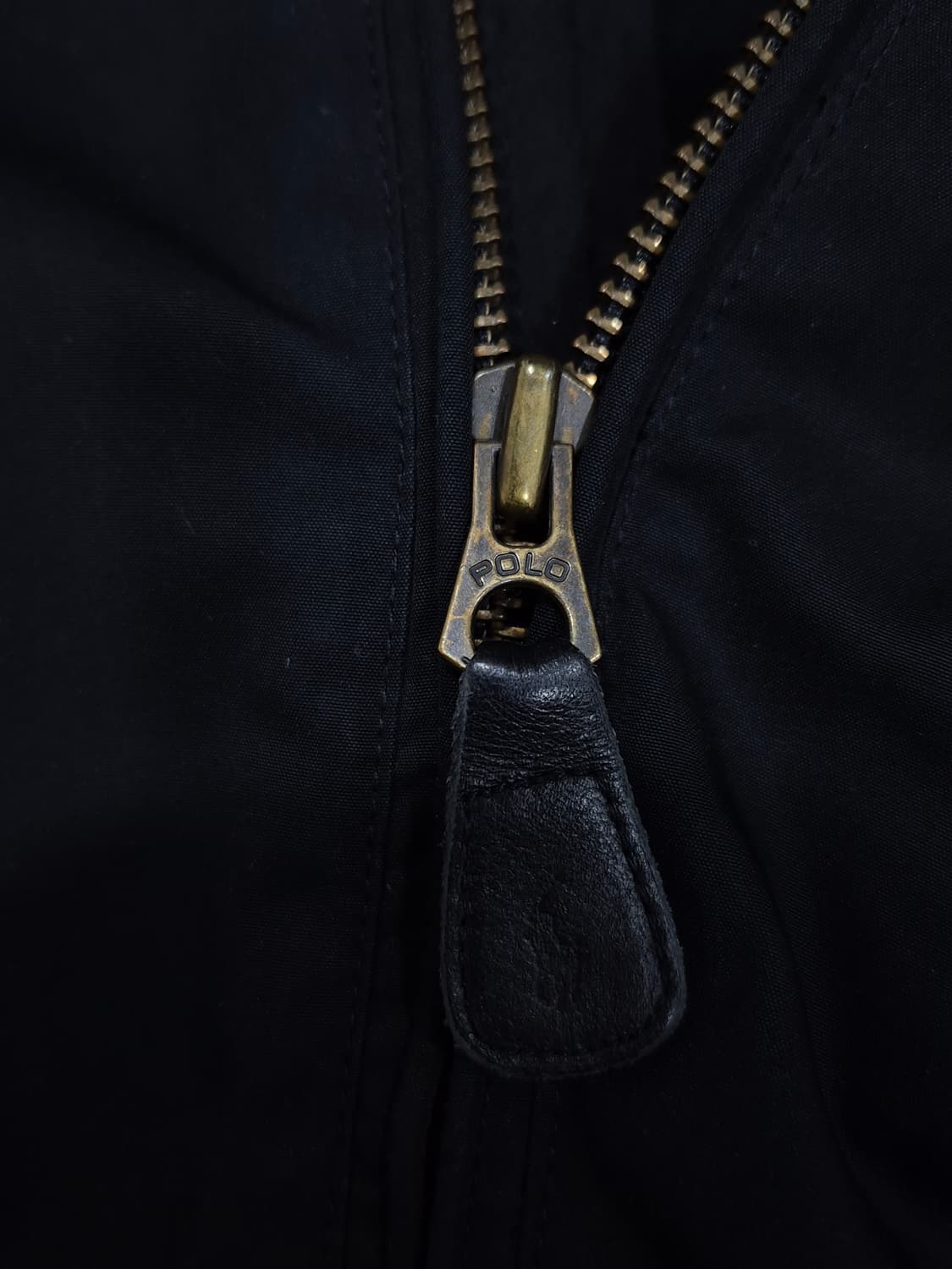 폴로랄프로렌 블랙 폴리쉘 안감기모 점퍼 자켓 남성 100사이즈 상품이미지5