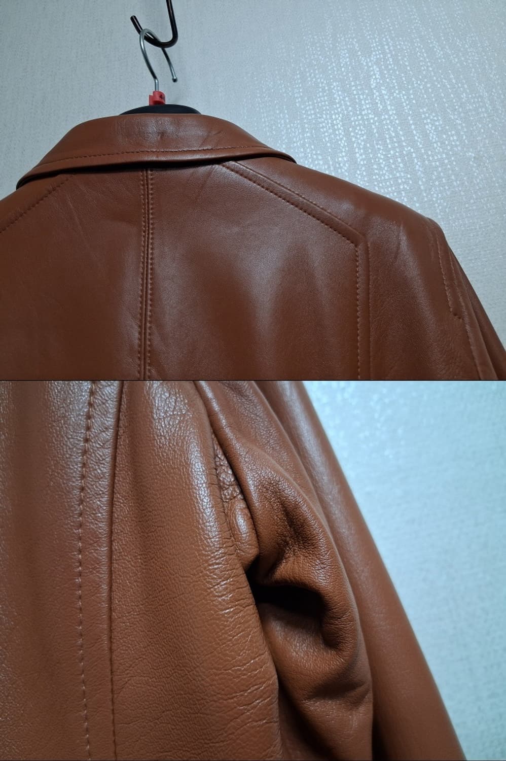 일본빈티지 MON CRE 여성 카멜 양가죽쟈켓 여성 66
 상품이미지7