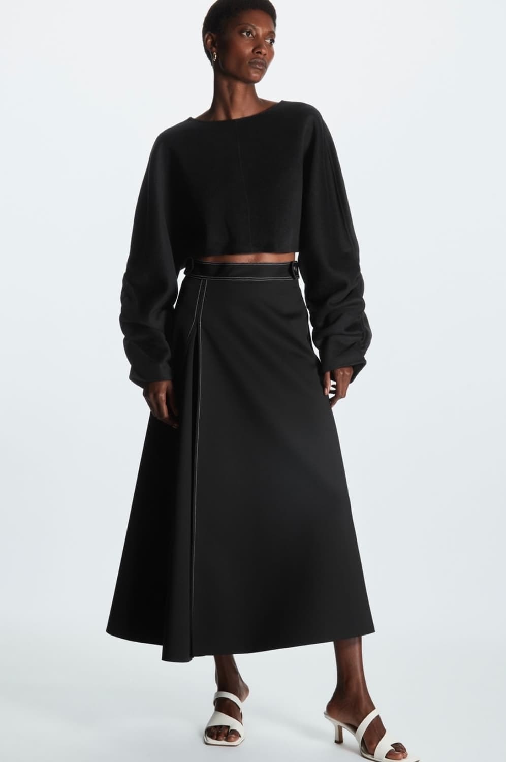 코스 핸드메이드 오픈백 볼레로 자켓 상품이미지2