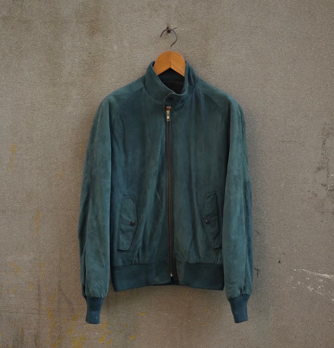 80s Reed sportswear 스웨이드 해링턴 자켓 상품이미지1