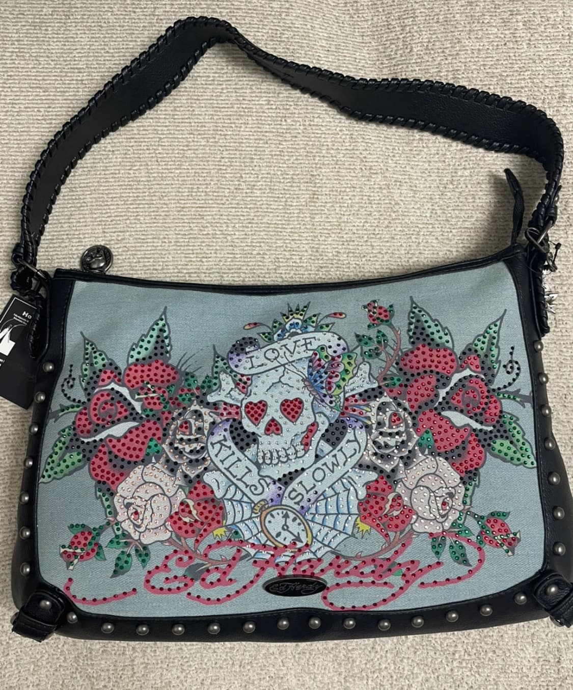 에드하디 ed Hardy 스컬 숄더백  상품이미지2