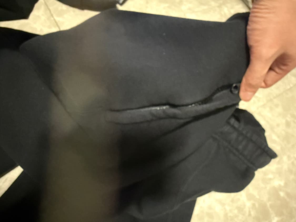 S사이즈 스투시 나이키 NRG 워시드 플리스 팬츠 블랙 상품이미지8