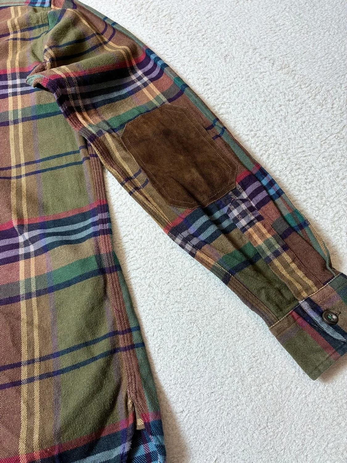 폴로 랄프로렌 00's 컨트리 체크 엘보 패치 셔츠 PN7806 상품이미지7