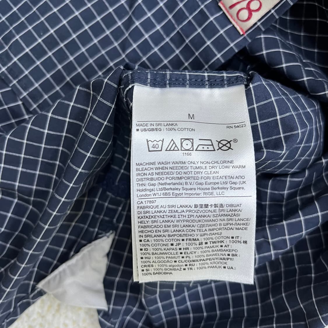 M 바나나리퍼블릭 체크 셔츠 남방 0311M 상품이미지3