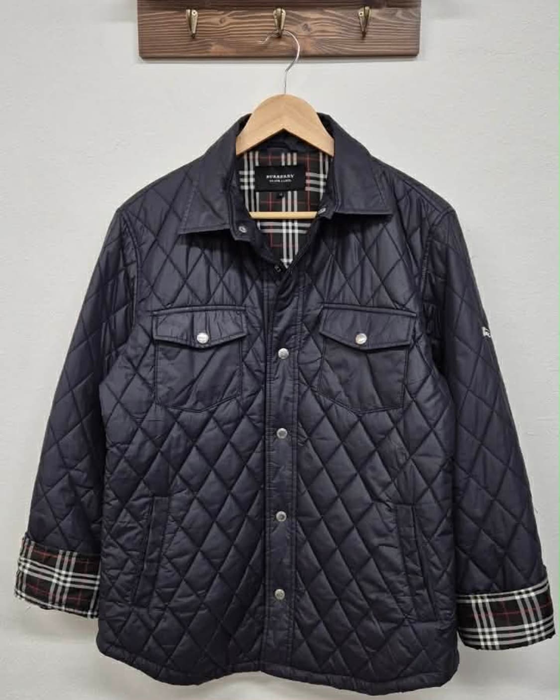 [LL] 버버리 블랙 라벨 퀄팅 셔츠 자켓 상품이미지1