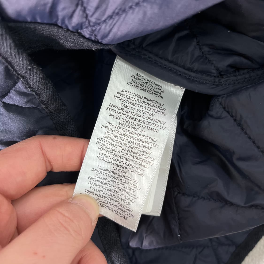 100 폴로랄프로렌 신형라벨 퀄팅 자켓 상품이미지8