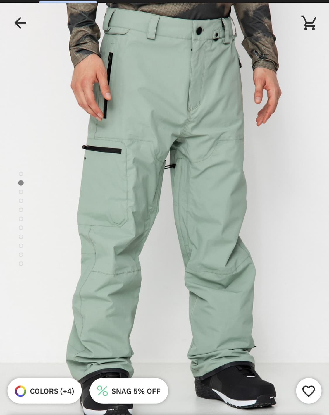 볼컴 맨즈 고어텍스 보드 팬츠 상품이미지1