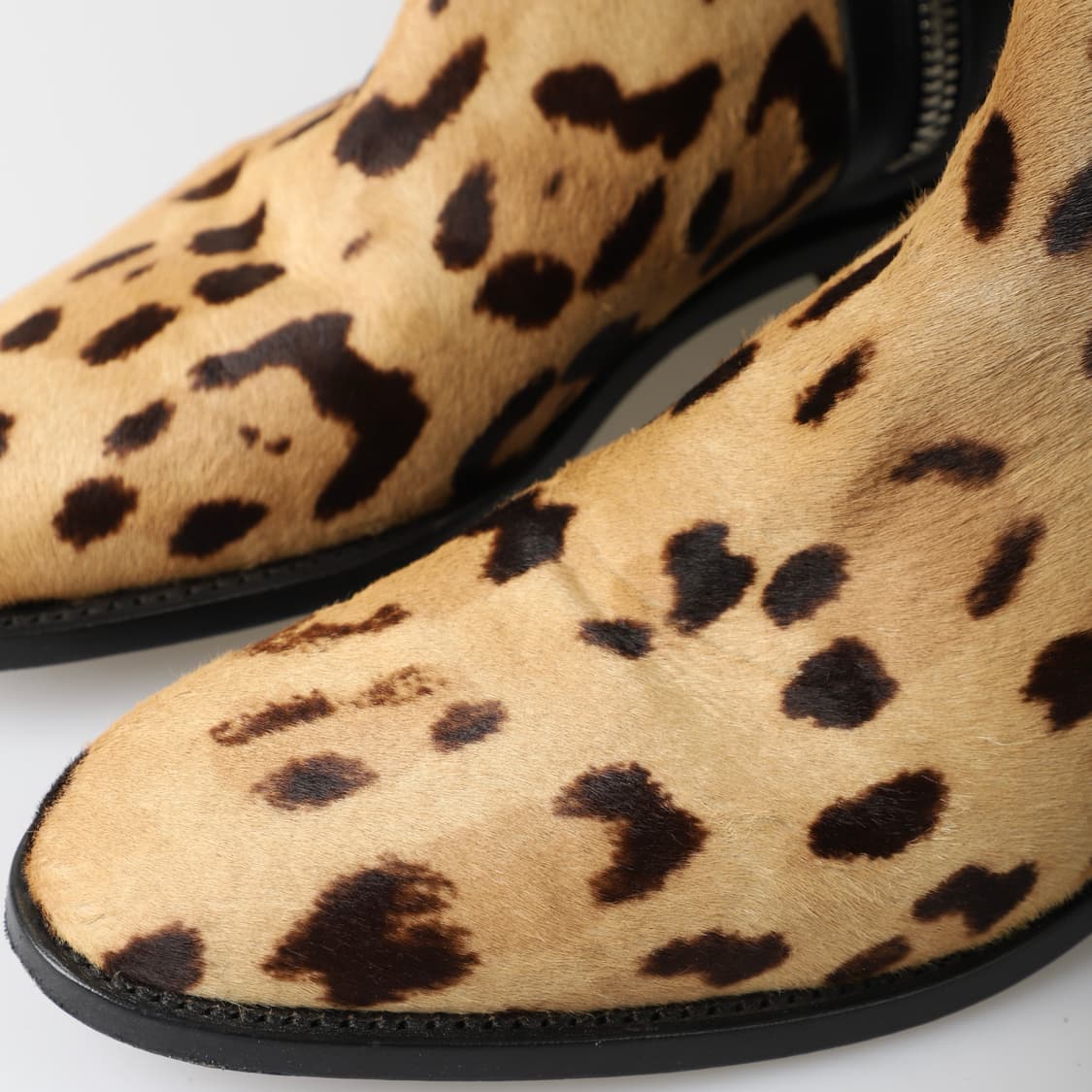 42 / Balmain 발망 레오파드 송치 첼시부츠 상품이미지6