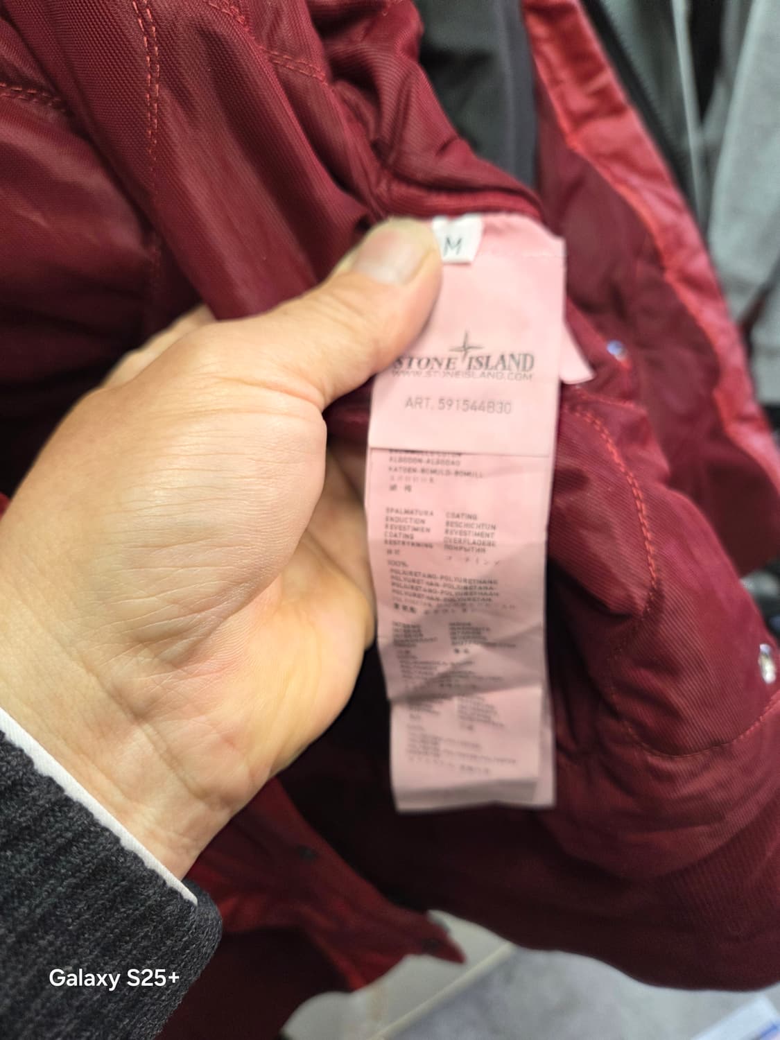 스톤   아일랜드   레드   패딩 상품이미지9