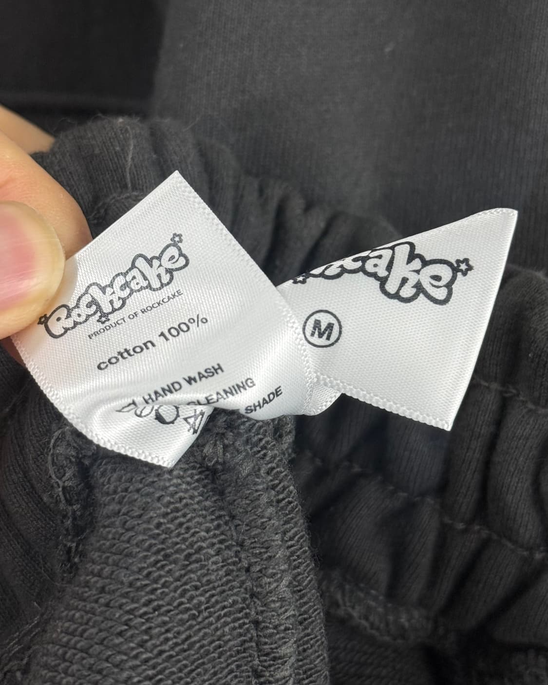 락케이크 큐빅 십자가 스웻 팬츠 스트링 조거 와이드 펑크 갸루 로리걸 M 상품이미지7