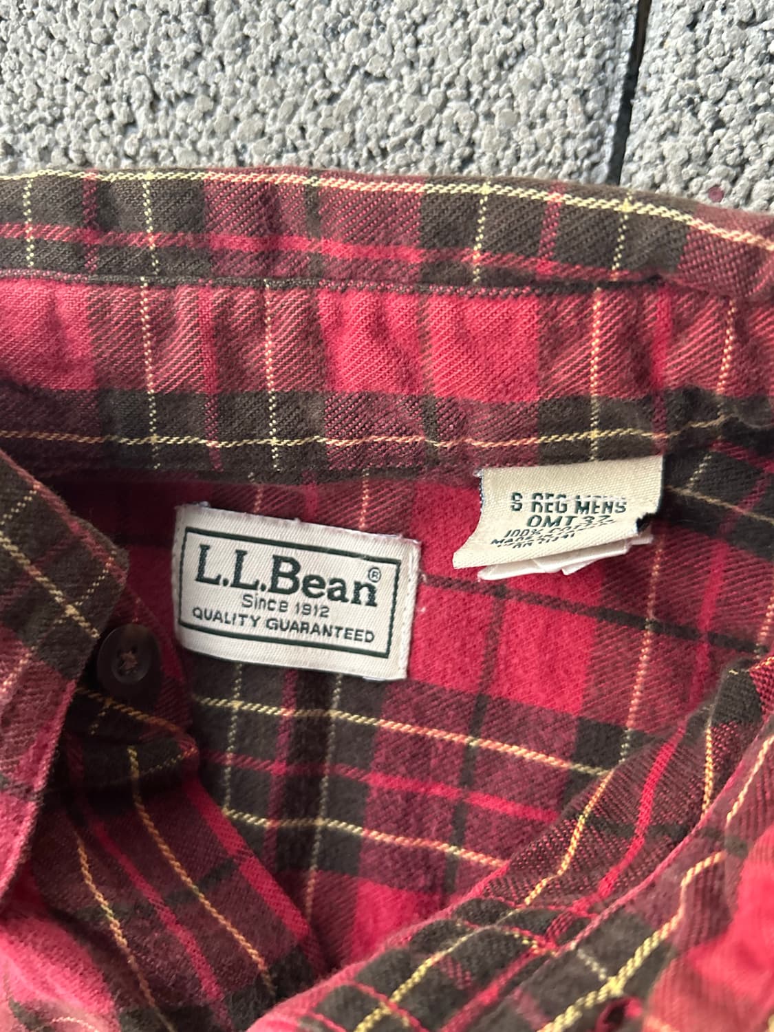 *rare* 1990s 엘엘빈 오버핏 레드 체크셔츠 상품이미지2