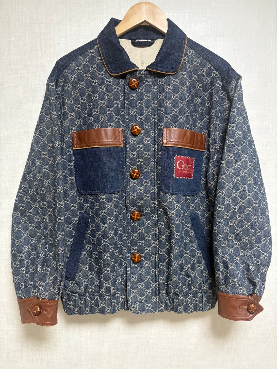 [44/새상품급] 구찌 자카드 오가닉 데님 자켓 상품이미지1