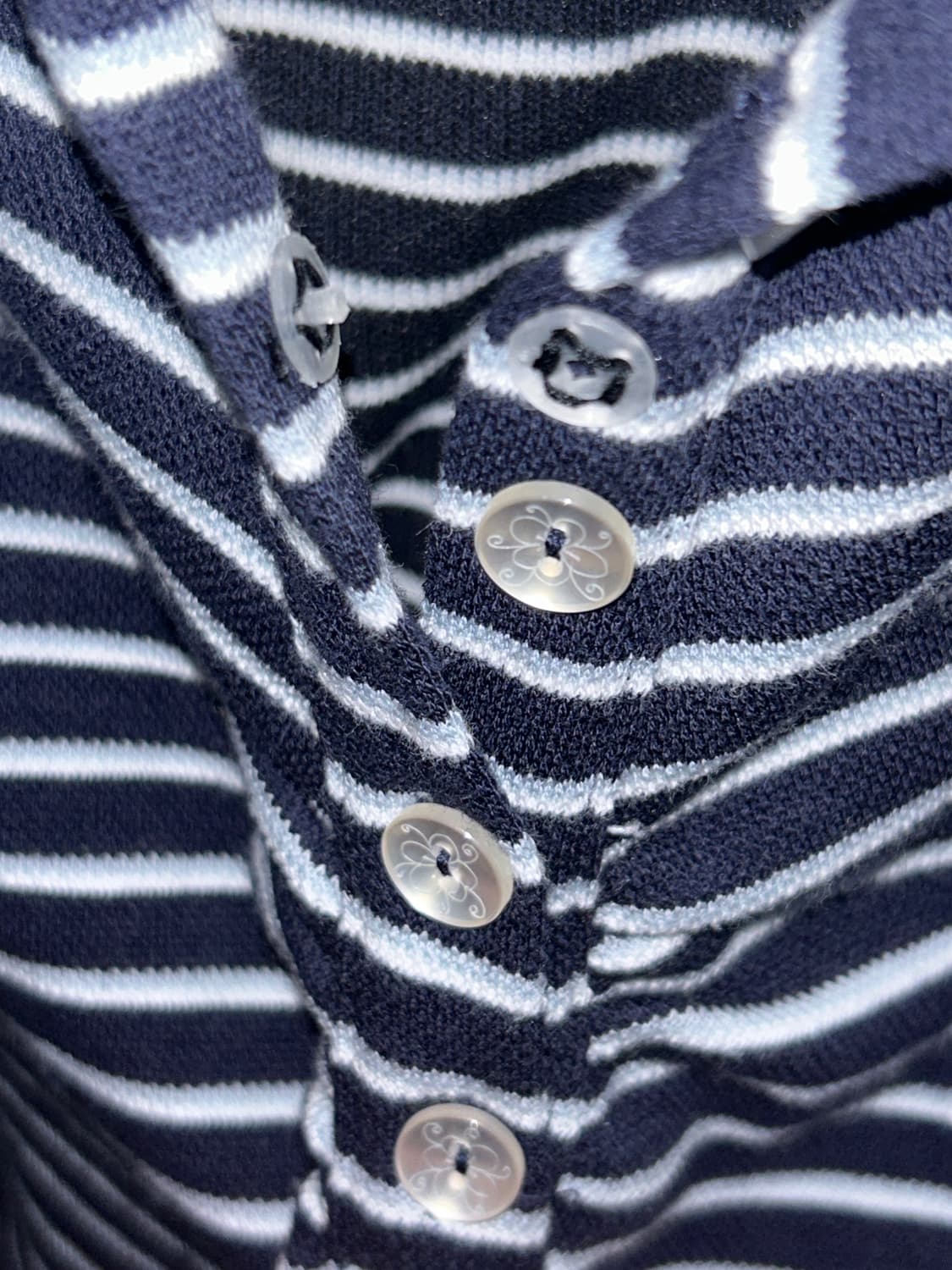 스컬프터 Shirring Tennis Shirt Navy- xs 상품이미지3