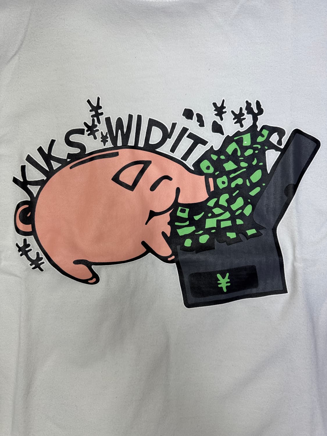 빈티지 00s 킥스툐 kiks tyo 피그그래픽 티셔츠 WS 상품이미지2