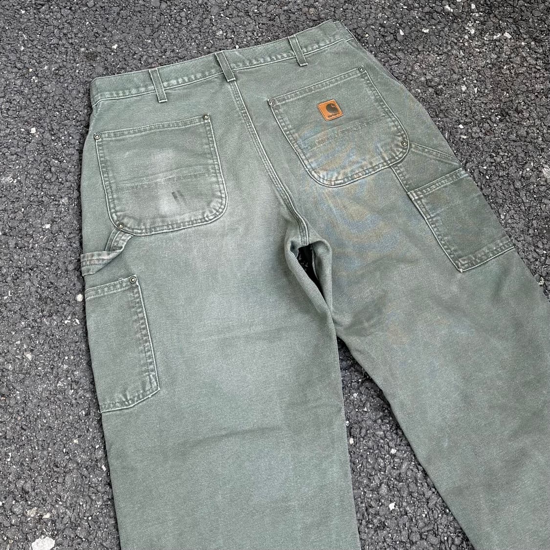 OG 칼하트 B136 MOS 더블니 카펜터 팬츠 상품이미지7