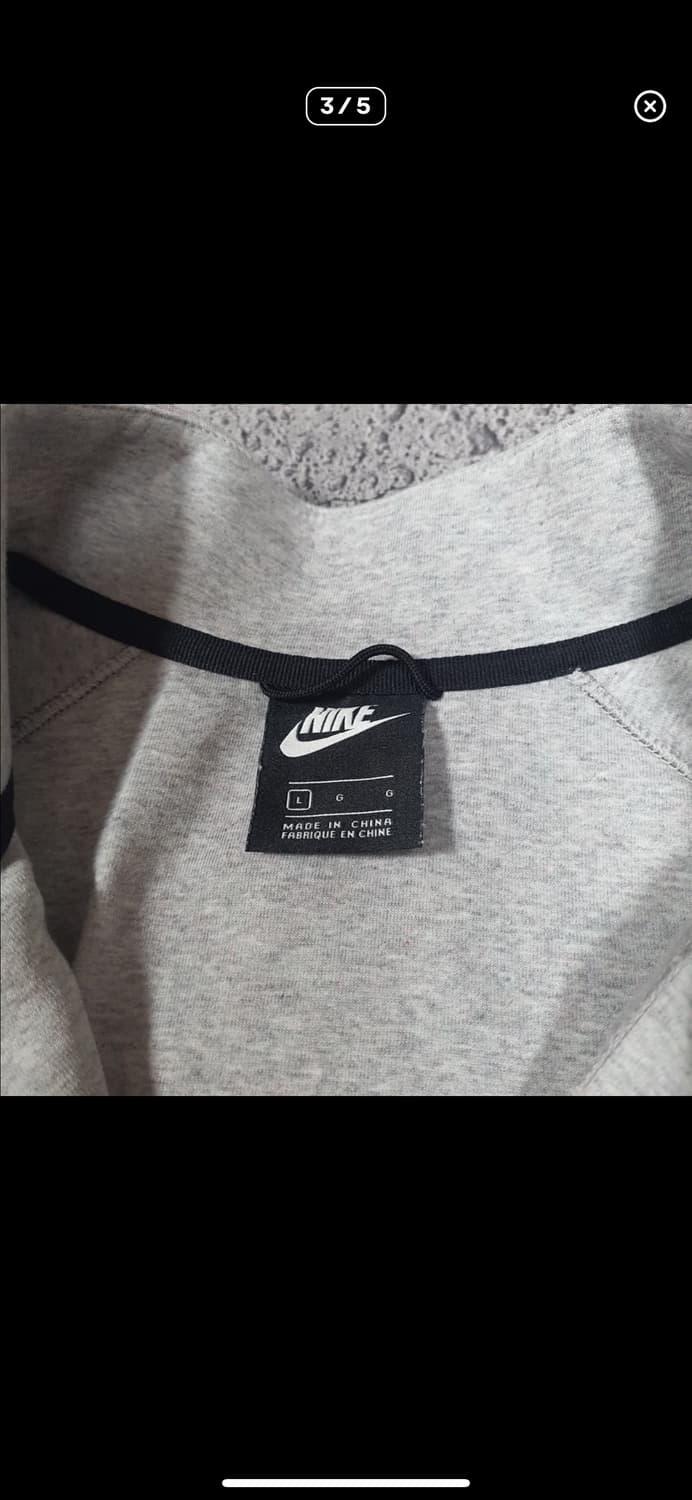  (바배) 나이키 NSW 테크 플리스 울프 헤더 풀 집업 상품이미지3