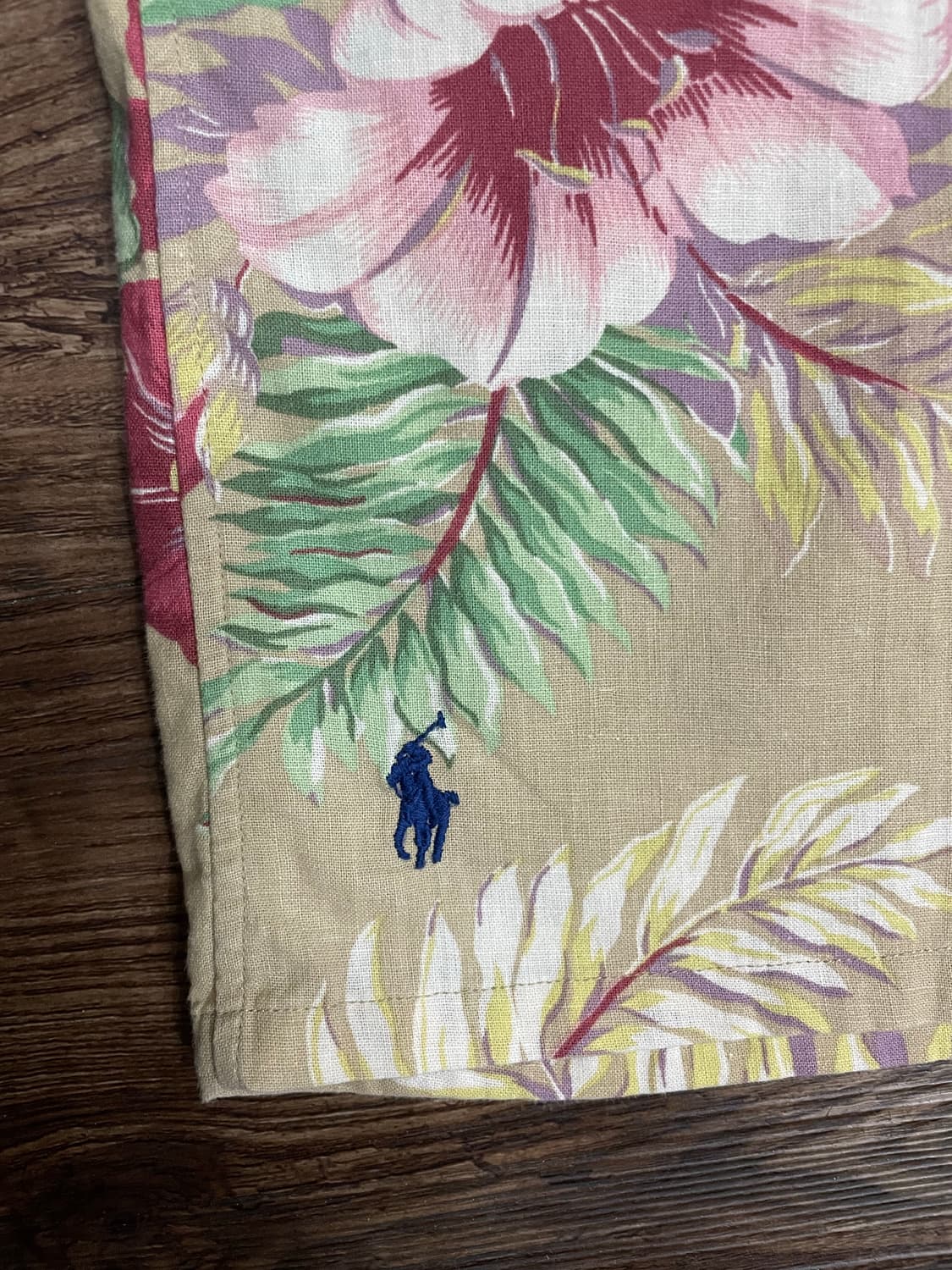 폴로 린넨 플로럴 하와이안 캠프 셔츠  상품이미지3