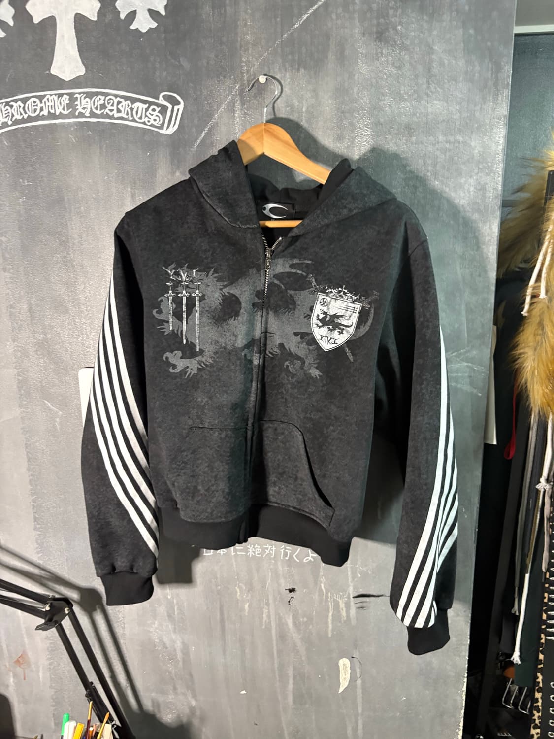 Cozy worldwide hoodzip size m 상품이미지3