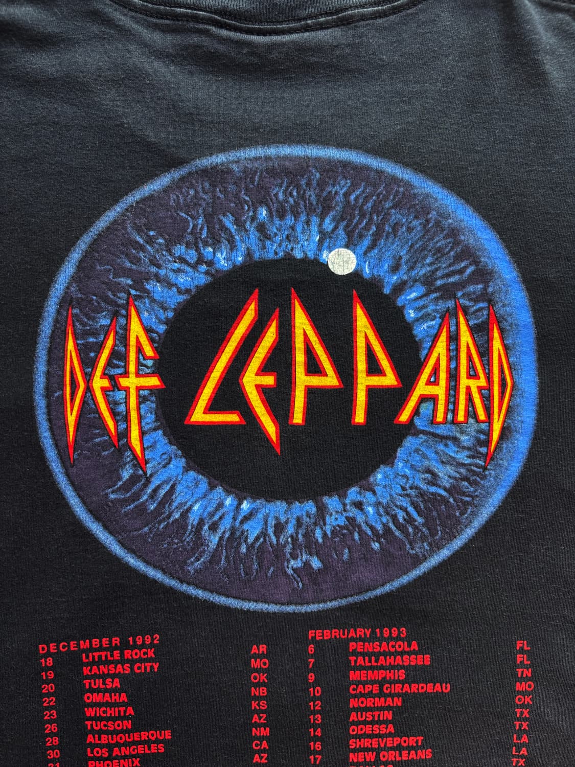 90s def leppard 데프 레파드 투어 티셔츠 상품이미지4