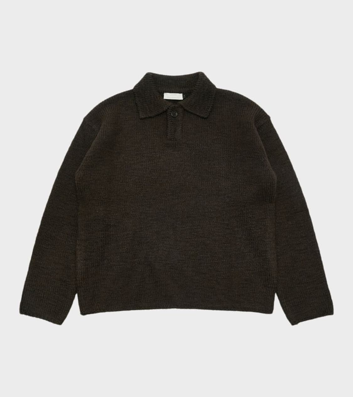 아모멘토 원버튼 카라니트 상품이미지1