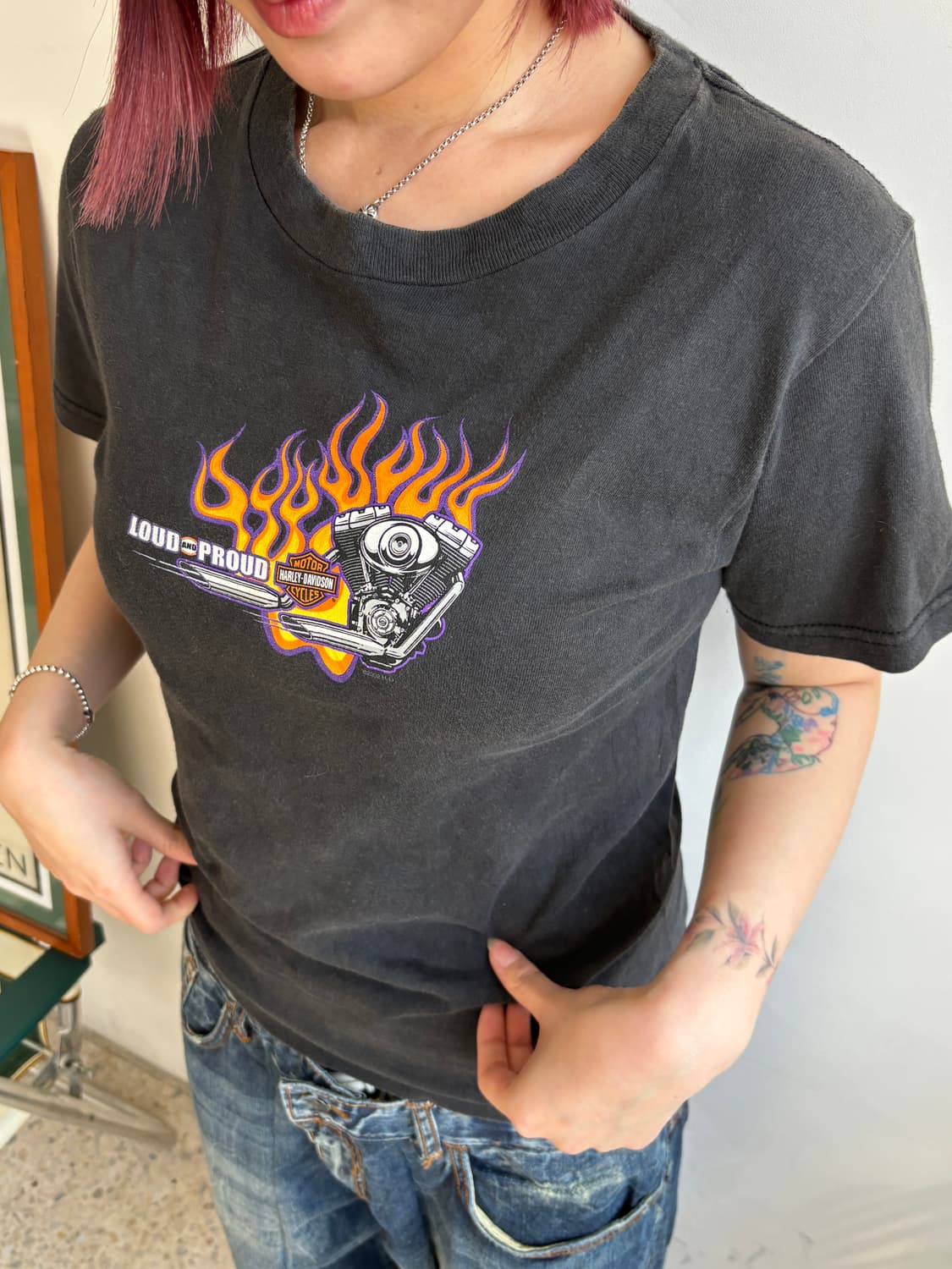 90’s Harley-Davidson 반팔 티셔츠 상품이미지1