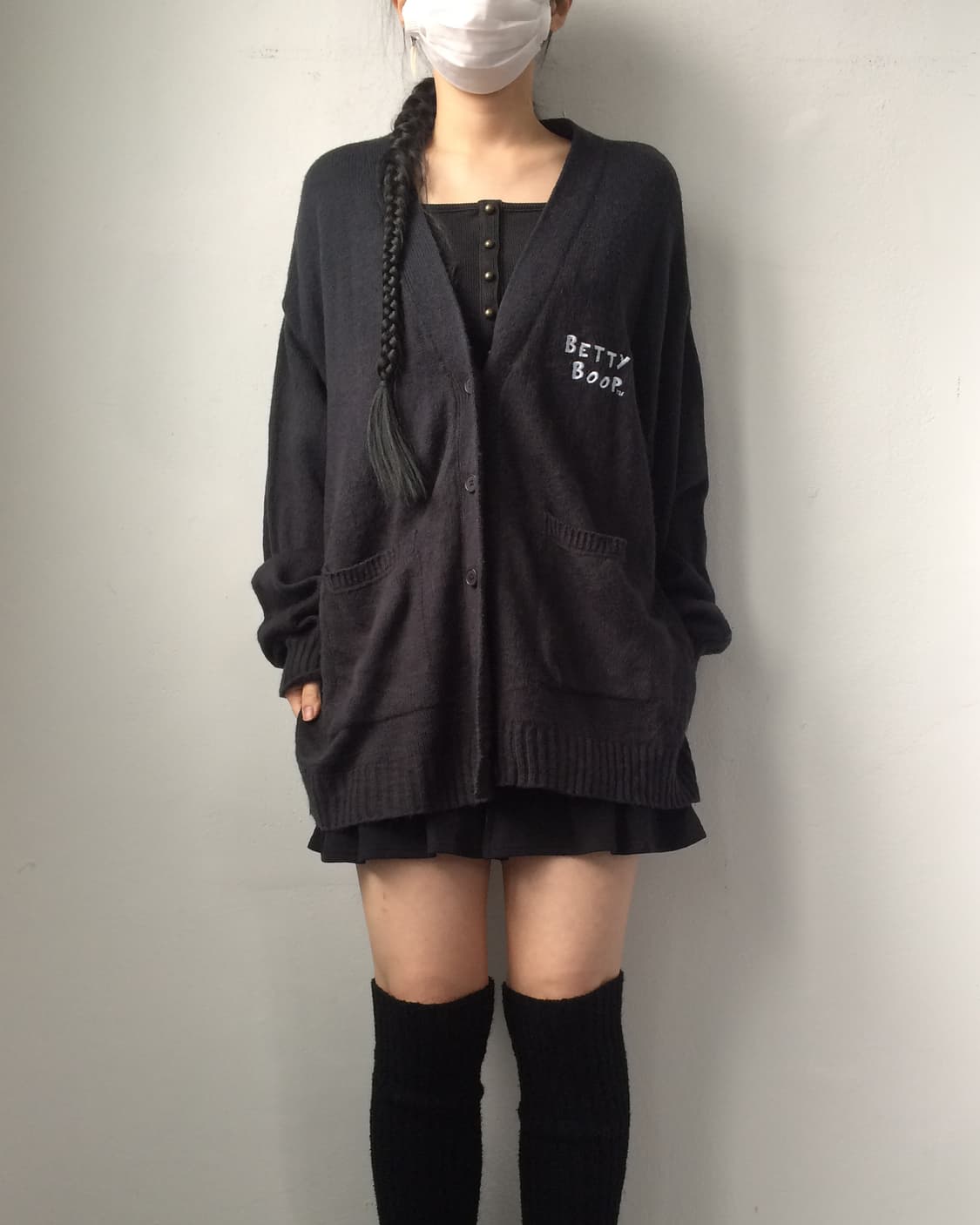 Betty boop knit cardigan 상품이미지6
