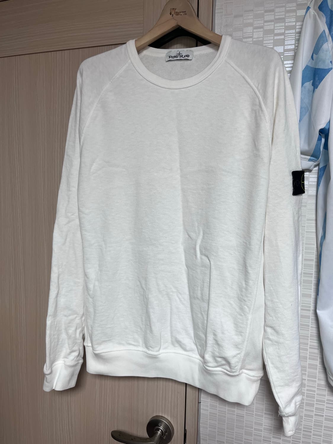 [XL] 스톤아일랜드 맨투맨 화이트 상품이미지1