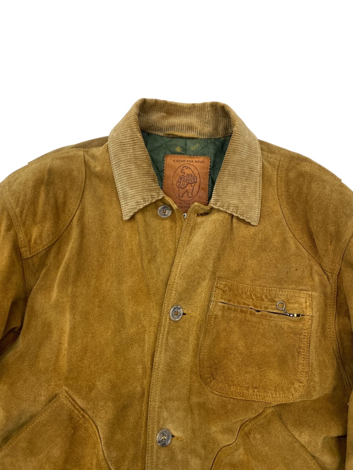 80‘s 골든베어 스웨이드 헌팅 자켓 상품이미지3