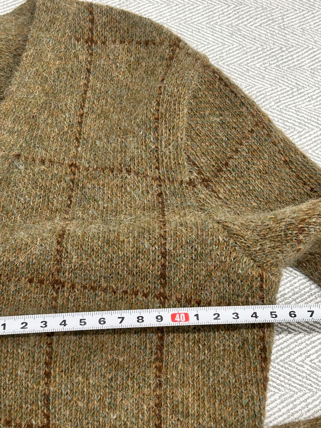 폴로랄프로렌 울 알파카 프릴 니트 가디건 M 상품이미지8