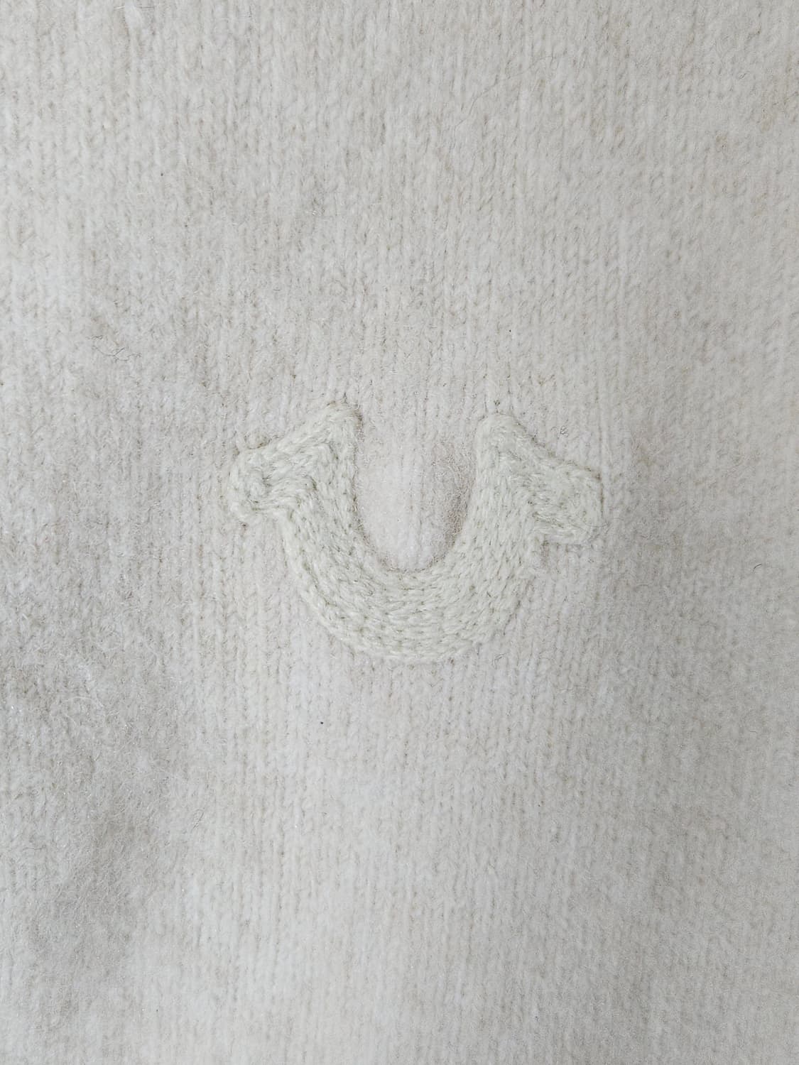 트루릴리전 니트집업 자켓 하이넥 빈티지패치 S 상품이미지6