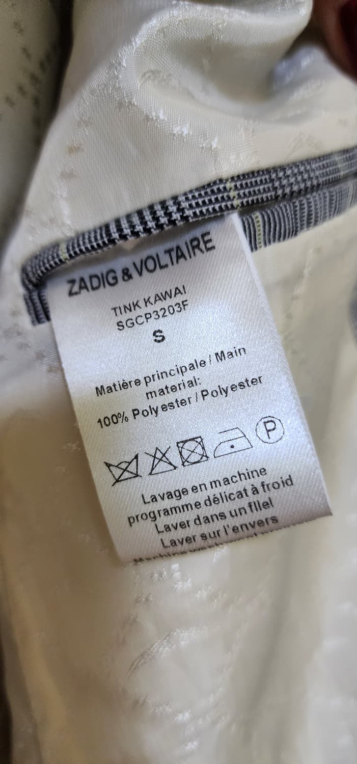 쟈딕앤볼테르 체크 블레이저 S 상품이미지7