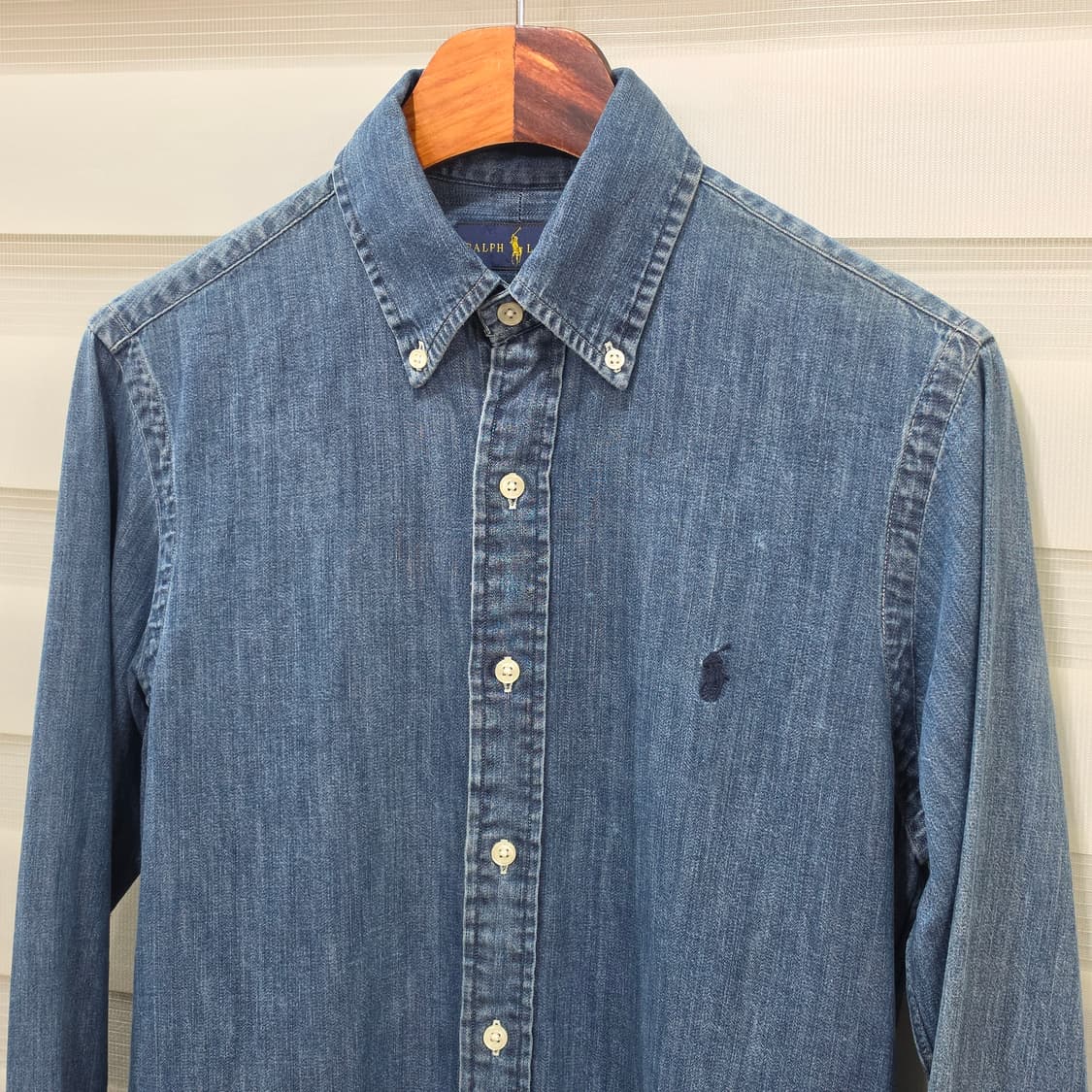 랄프로렌 샴브레이 데님 셔츠- XS 상품이미지2