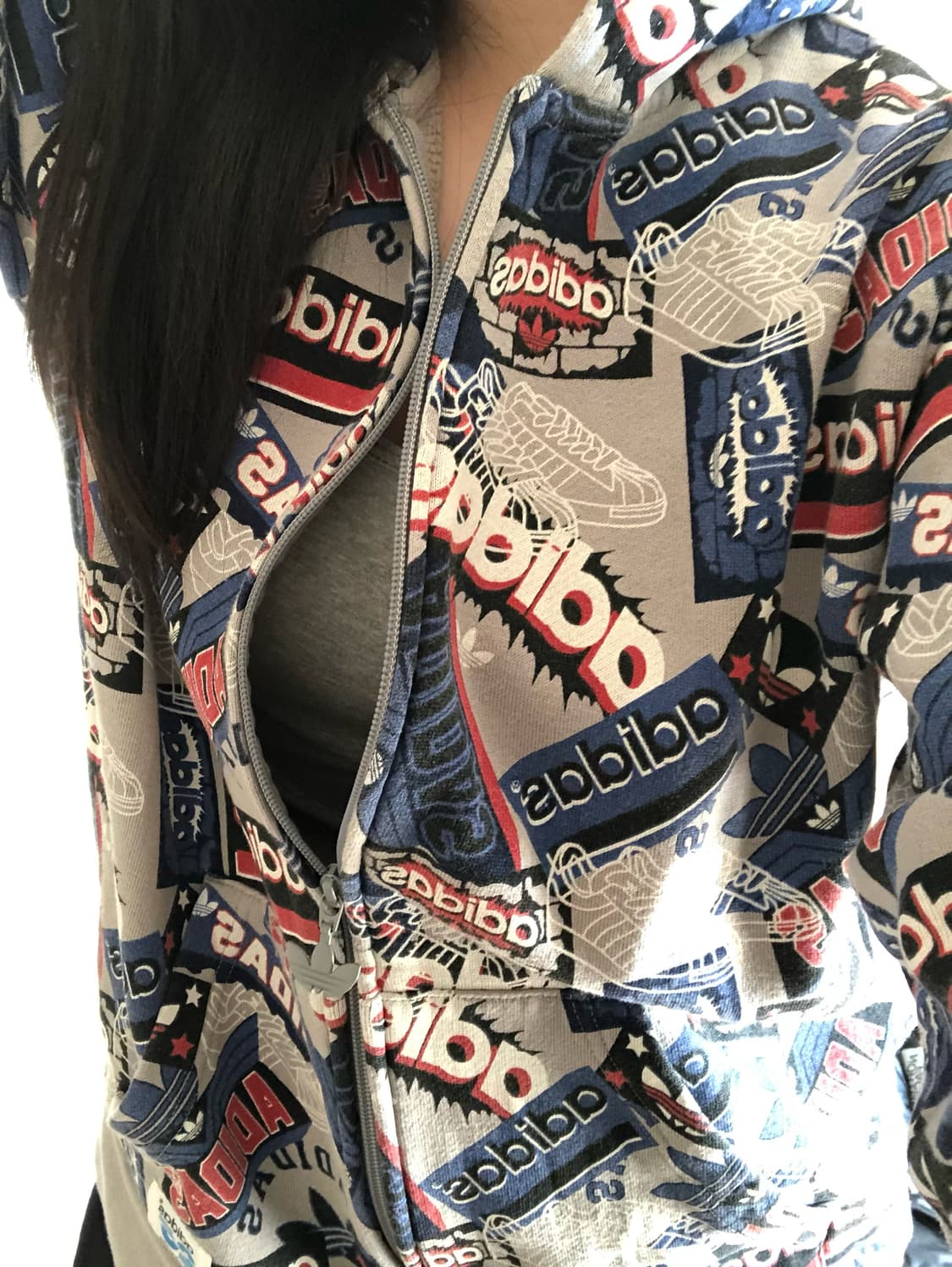 아디다스 미국 빈티지 후드집업 상품이미지1